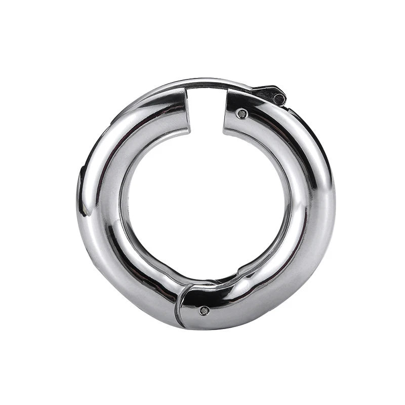 Adjustable Big Size Metal Penis Ring sex men Ball Stretcher Stainless Steel Penis cock ring Sex Toys For Men Delay Ejaculation