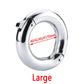 Adjustable Big Size Metal Penis Ring sex men Ball Stretcher Stainless Steel Penis cock ring Sex Toys For Men Delay Ejaculation