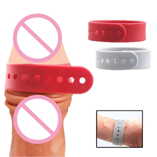 Adjustable Foreskin Resistance Penis Rings for Men Delay Ejaculation Foreskiin Correction Cock Ring Chastity Belt Adult Sex Toys