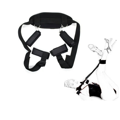 Adjustable Handcuffs Ankle SM Sex Toys Woman Cuffs Collar Wrist Mouth Gag Erotic Bdsm Bondage Set Restraint Adult Game Products