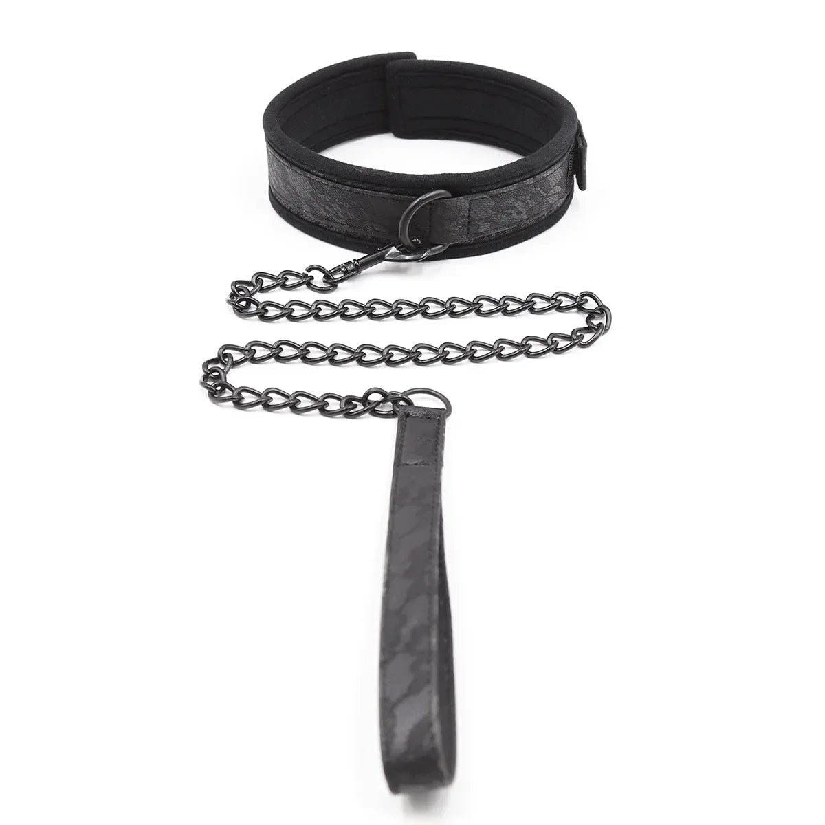 Adjustable Lace Neck Collar Handcuffs Ankle Cuffs Set Bdsm Slave Bondage Stainless Steel Spreader Bar Sex Toys for Couples Woman