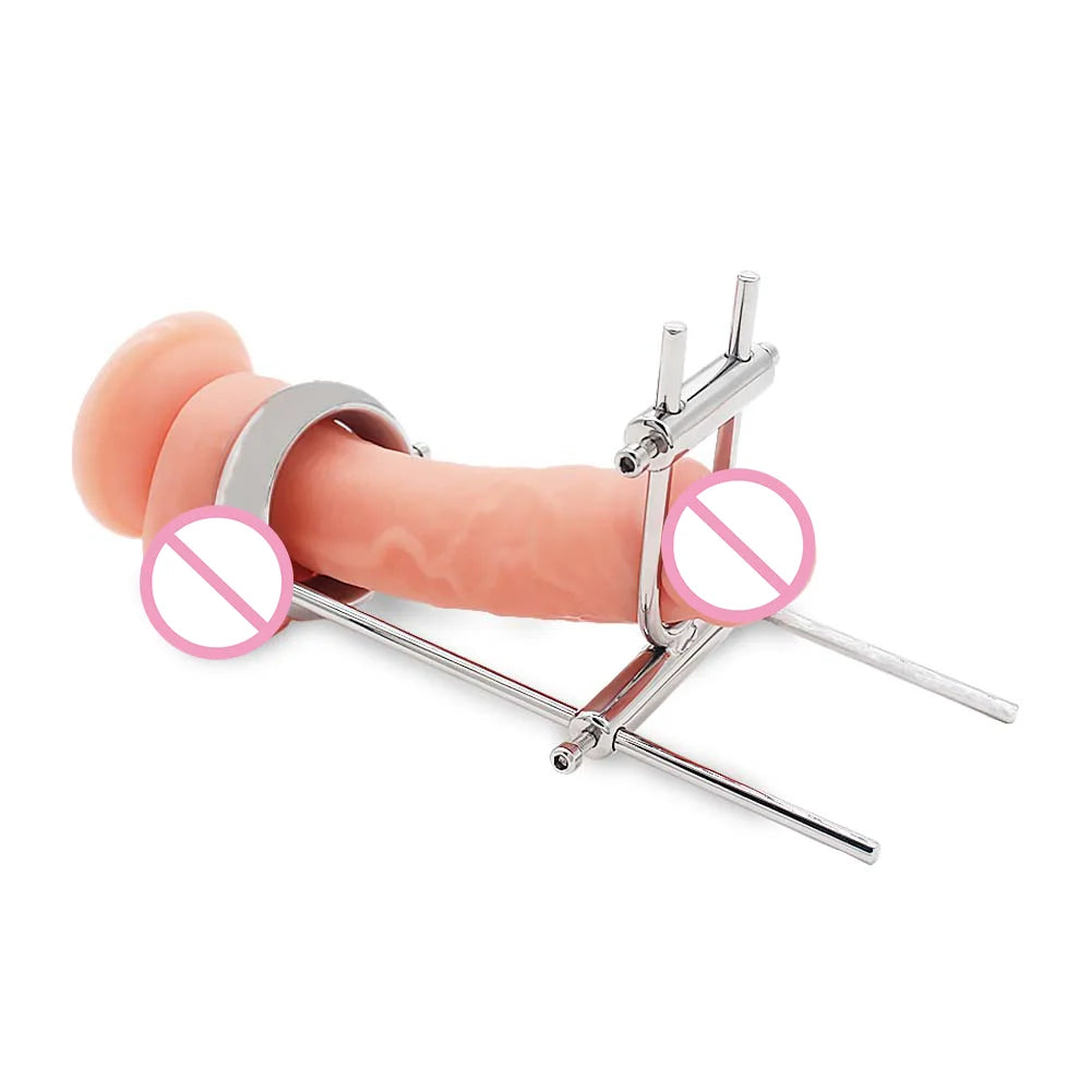 Adjustable Stainless Steel Penis Stretcher Trainer Device Penis Enlargement Cock Ring Men Masturbators Stimulate Sex Toys