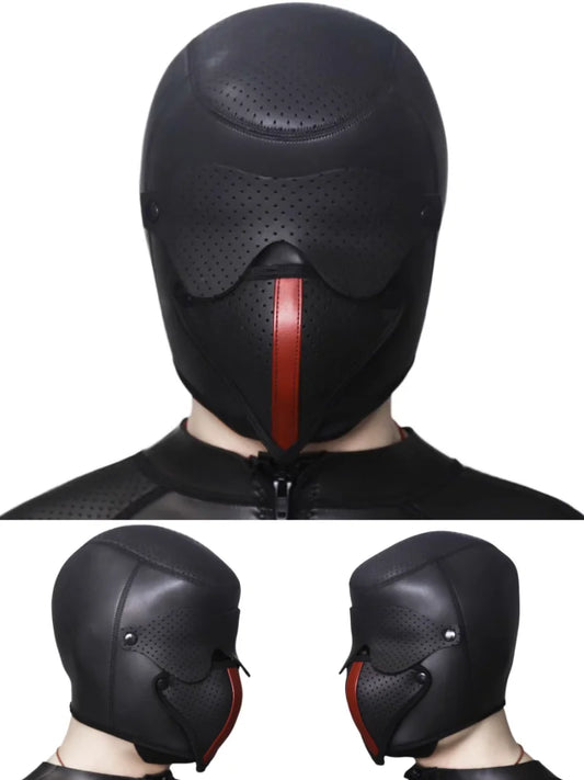 Adult Blindfold Sex Game Neoprene Hood with Eye Mask BDSM Bondage Restraint  Hood Sensory Deprivation Sex Toys for Men Gay