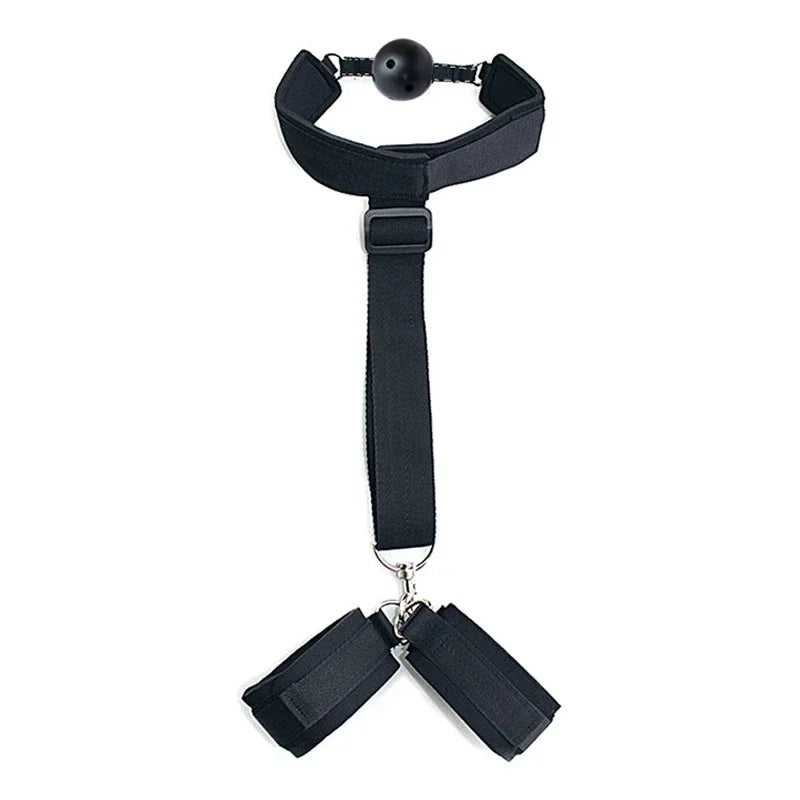 Adult Game Sexy Toys For Men Women BDSM Bondage Adjustable Handcuffs Ankle Straps Fetish No Vibrator Erotic Accessories Sex Shop