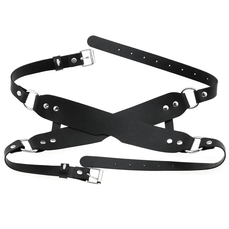 Adult Game Sexy Toys For Men Women BDSM Bondage Adjustable Handcuffs Ankle Straps Fetish No Vibrator Erotic Accessories Sex Shop