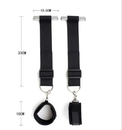 Adult Sex Hanging Door Handcuffs BDSM Bondage Gear Erotic Restraint Strap Slave Adult Products Sex Toys for Woman Men Couple