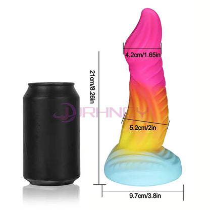 Adult Toy Dildio for Women Glow in The Dark Soft Silicone Butt Plug for Anal/G-spot Massage Masturbation Big Anal Dildo Buttplug