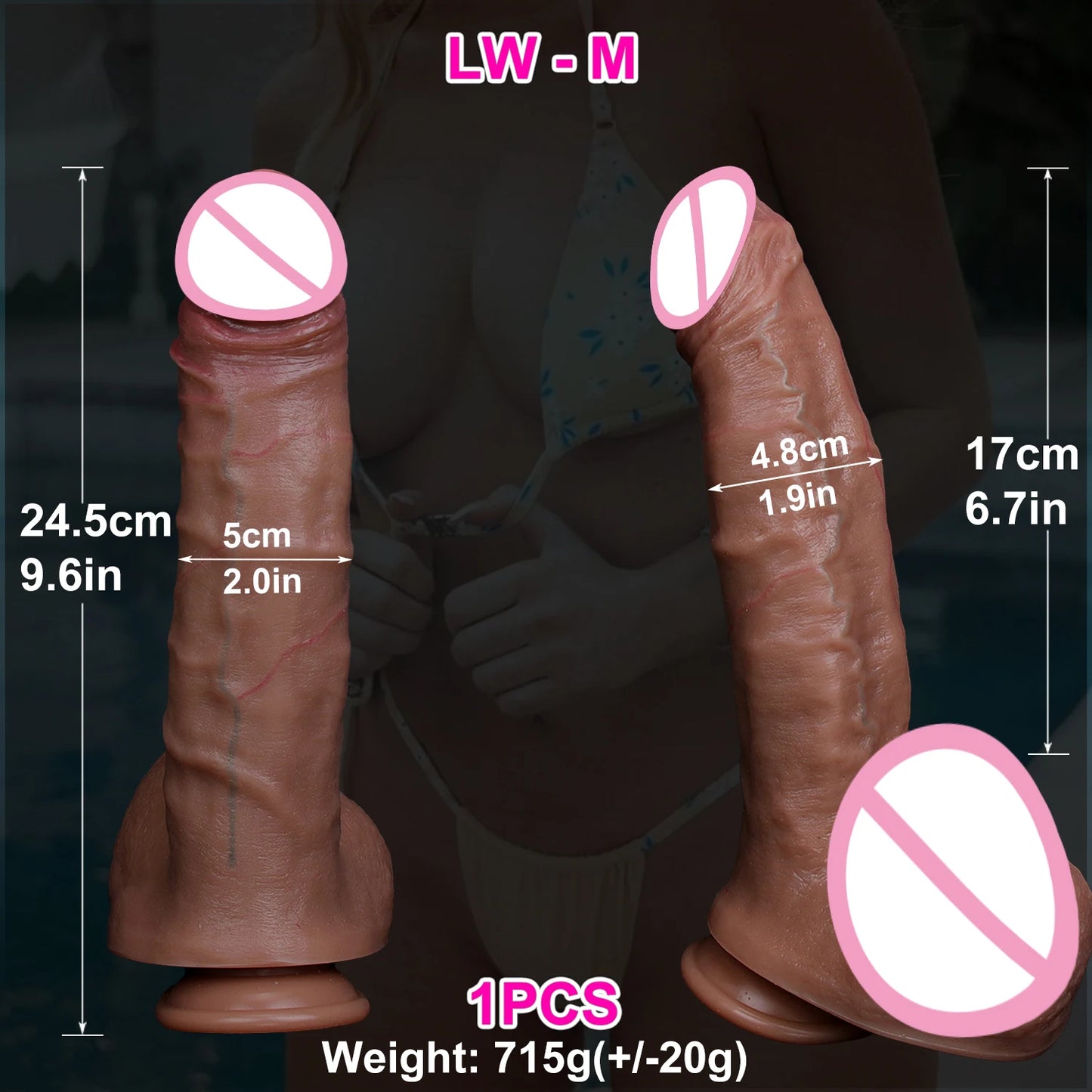 Advanced Lifelike Veins Big Penis Soft Huge Dildo Double Silicone Masturbation Cock Woman Anal Sex Toy Suction Cup Small Dick