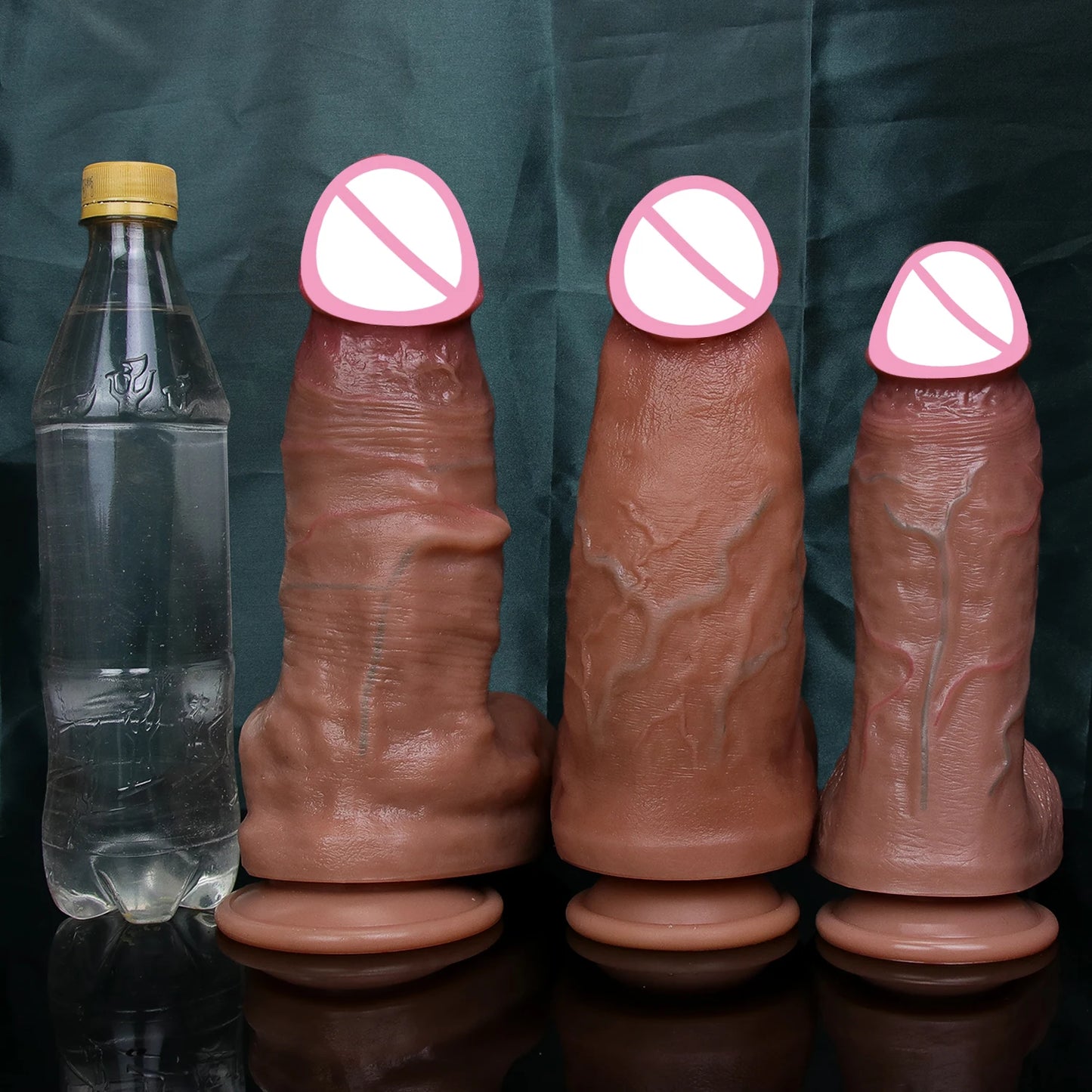 Advanced Silicone Big Soft Dildo Realistic Thick Double Penis Gay Masturbation Cock Anal Sex Toy for Man Woman Suction Cup Dick