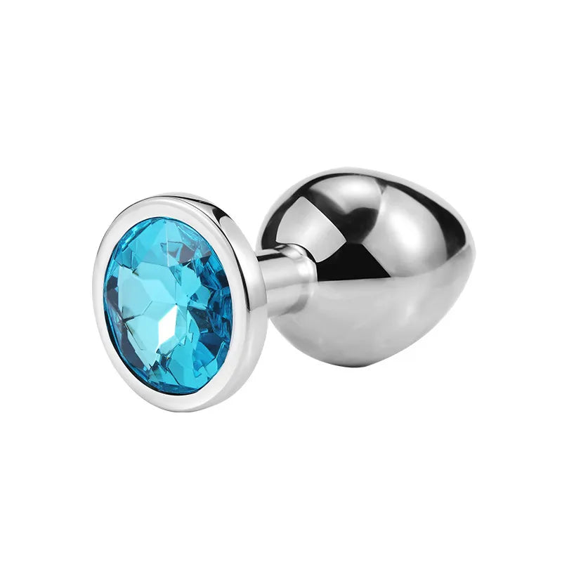 Beads Crystal Jewelry Round Butt Plug