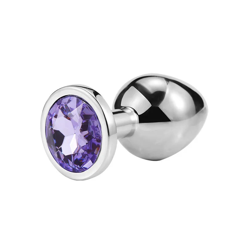 Beads Crystal Jewelry Round Butt Plug