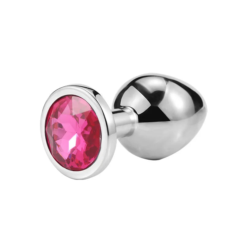 Beads Crystal Jewelry Round Butt Plug