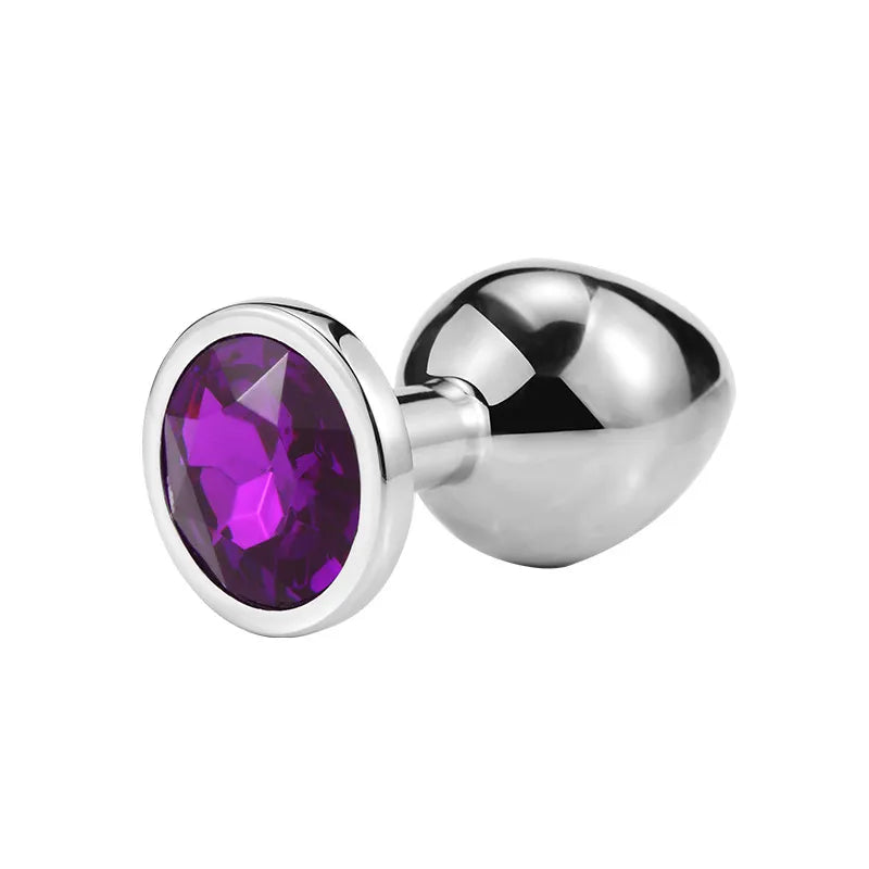 Beads Crystal Jewelry Round Butt Plug