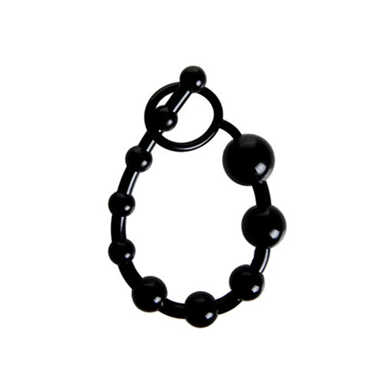 Anal Beads Sex Toys for Women Men Gay Buttplug Beads Long Butt Beads Vagina Clit Pull Ring Ball Anal Stimulator Sex Accessories