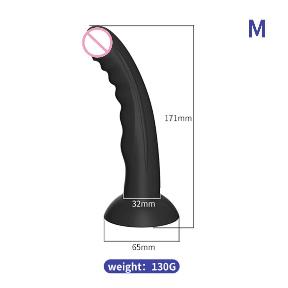 Anal Plug Butt Plug Dildo with Strong Suction Cup Prostate Massager Adult Products Female Masturbation Tool Sex Toys for Couple