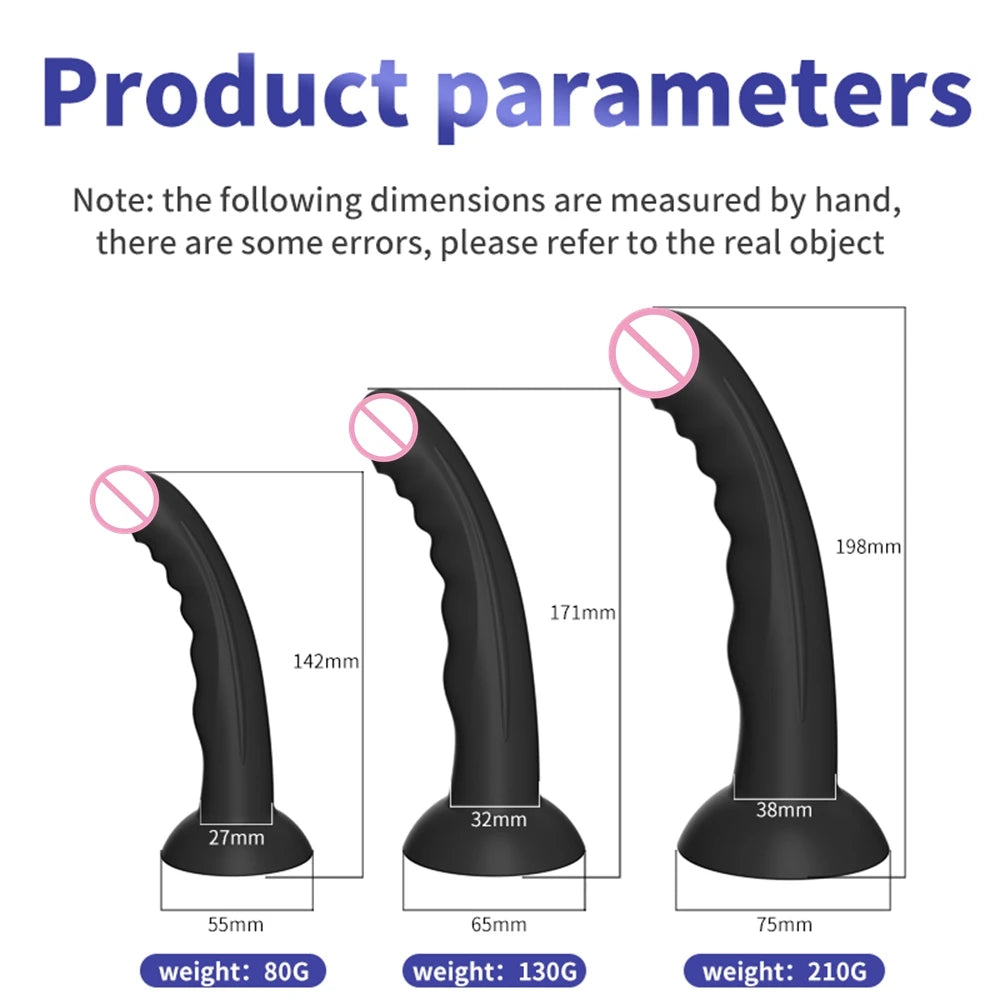 Anal Plug Butt Plug Dildo with Strong Suction Cup Prostate Massager Adult Products Female Masturbation Tool Sex Toys for Couple