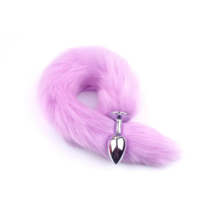 Anal Plug Sexy Fox Tail Anal Toys For Women Adult Sex Product Men Butt Plug Stainles Steel Anal Plug Sex Toys For Couple Cosplay