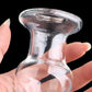 Anal Plug Smooth Fast Adaptation Rounded Tip Transparent Anal Butt Plug for Beginner