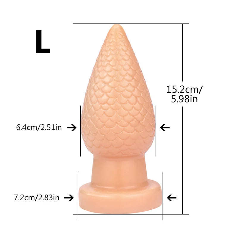 Anal Plugs 3 Sizes Waterproof Silicone Wearable Anal Plug Prostate Adult Toy Prostate Massage Big Butt Plug Sex Toys for Women