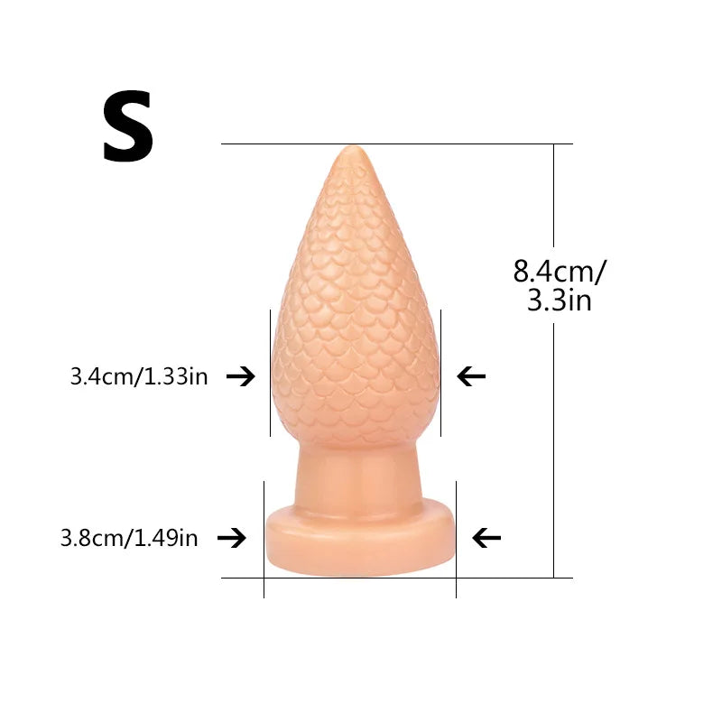 Anal Plugs 3 Sizes Waterproof Silicone Wearable Anal Plug Prostate Adult Toy Prostate Massage Big Butt Plug Sex Toys for Women