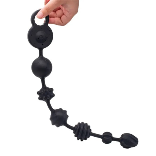 Anal Stimulator Ball Beads Butt Plug 3 Motors Powerful Vibrating Masturbation Adult Sex Toys Products for Women Men Gay Couple