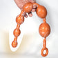 Anal plug with pull ring 6 beads butt plug gradient size soft/hard silicone anus prostate massage masturbation sex toy women men