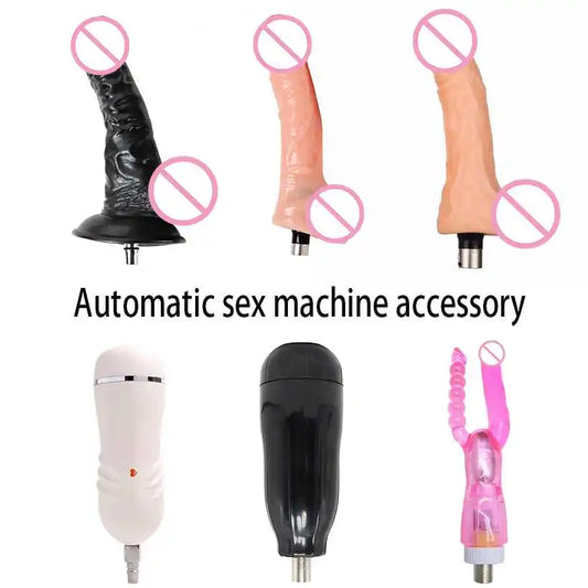 Automatic sex machine accessory A2/A5 With Realistic Silicone Vibration Dildos Anus Plug Penis Adult Toys for Women Couple Mastu