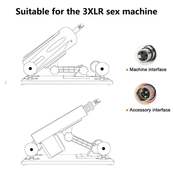 Automatic sex machine accessory A2/A5 With Realistic Silicone Vibration Dildos Anus Plug Penis Adult Toys for Women Couple Mastu