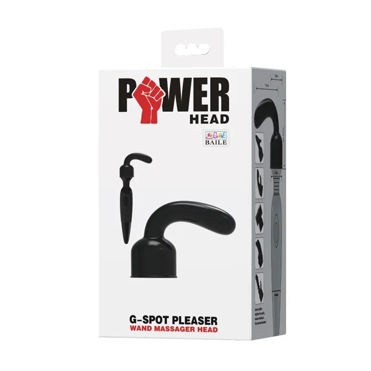 BAILE 9 Size AV Vibrator Headgear G-spot Stimulator Female Masturbator Sex Products Magic Wand Vibrator Head Attachments Sex Toy