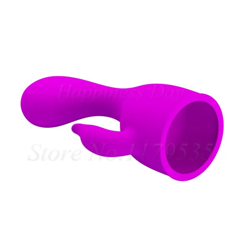 BAILE 9 Size AV Vibrator Headgear G-spot Stimulator Female Masturbator Sex Products Magic Wand Vibrator Head Attachments Sex Toy