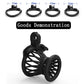BDSM 2024 Pink Inverted Chastity Cage With 4 Size Cock ring For Man Brutal Adult Games Sissy Penis Ring Adult Erotic Sex Toy 18+