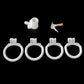 BDSM 2024 Pink Inverted Chastity Cage With 4 Size Cock ring For Man Brutal Adult Games Sissy Penis Ring Adult Erotic Sex Toys18+