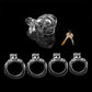 BDSM 3D Print Male Chastity Cage Set Anti Off Lock Penis Ring Cock Cage Kit Trainer Sex Toys Shop Sissy Adult Goods For Men 18+