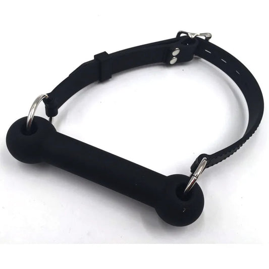 BDSM Bondage Full Silicone Open Mouth Bit Gag Black Horse Pony Gags Harness Restraint Adult Sex Toy for Couple  Roleplay