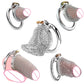 BDSM Device Metal Ventilate Chastity Cage for Male콕링 пояс верностиMesh Restraint Cock Lock Increase Air Flow Adults Sex Toys 18+