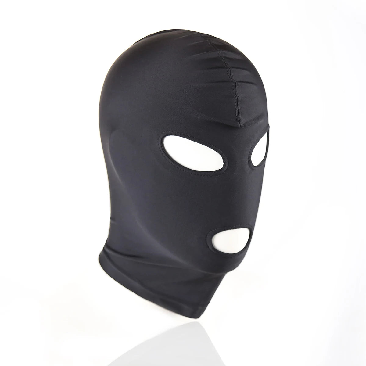 BDSM Gay Elastic Mask Bondage Hood Elastic Fabric Full Head Restraint Black Mask Hood Erotic Role Play Sex Toy For Women Men