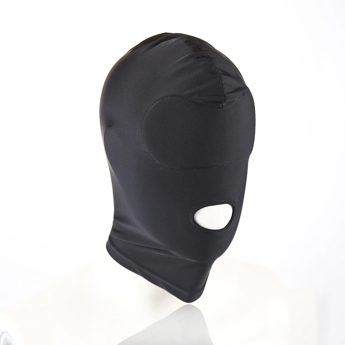 BDSM Gay Elastic Mask Bondage Hood Elastic Fabric Full Head Restraint Black Mask Hood Erotic Role Play Sex Toy For Women Men