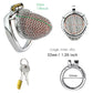 BDSM Hollow Mesh Stainless Steel Chastity Cage Set Metal Male Cock Cage Penis Ring Chastity Belt Husband Loyalty Sex Toy For Men