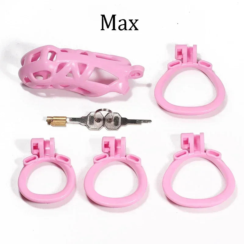 BDSM Male Chastity Device Cock Cage Sissy Lightweight Chastity Cages Invisible Lock Adult Abstinence Penis Bondage Male Sex Toys