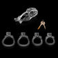 BDSM Male Chastity Device Cock Cage Sissy Lightweight Chastity Cages Invisible Lock Adult Abstinence Penis Bondage Male Sex Toys