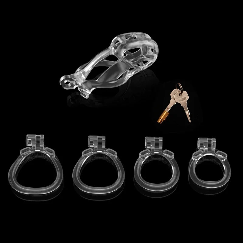 BDSM Male Chastity Device Cock Cage Sissy Lightweight Chastity Cages Invisible Lock Adult Abstinence Penis Bondage Male Sex Toys