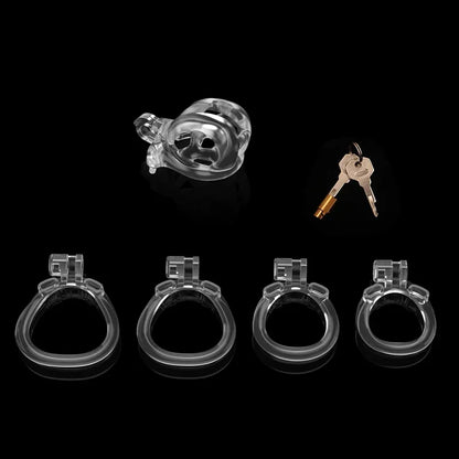 BDSM Male Chastity Device Cock Cage Sissy Lightweight Chastity Cages Invisible Lock Adult Abstinence Penis Bondage Male Sex Toys