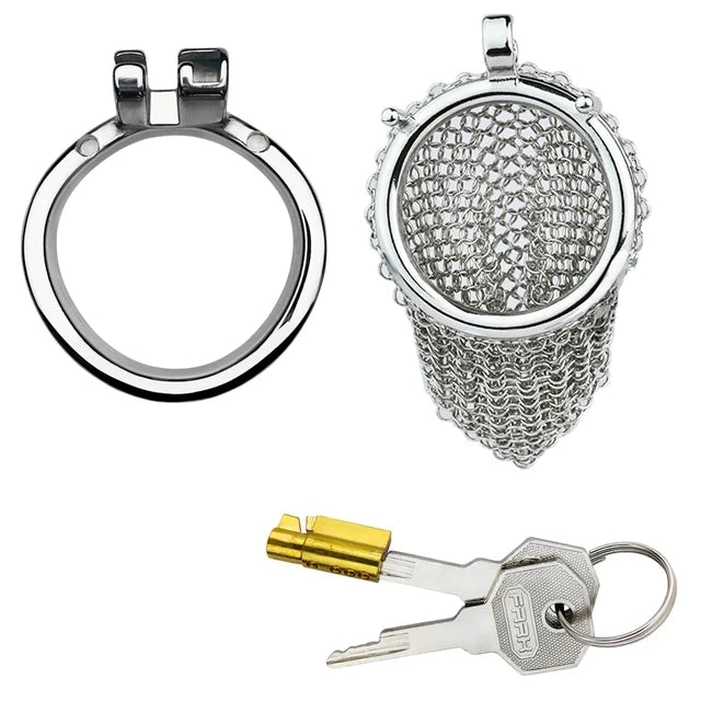 BDSM Mesh Chastity Cage Anti Removal 정조대 Male Chastity Device Mens Underpant Erection Denial Sissy Cock Lock for Penis Sex Shop