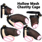 BDSM Metal Ventilate Chastity Cage for Male Erotic Bondage 정조대 Hollow Mesh Cock Lock Increase Air Flow 콕링 Device Adults Sex Toys