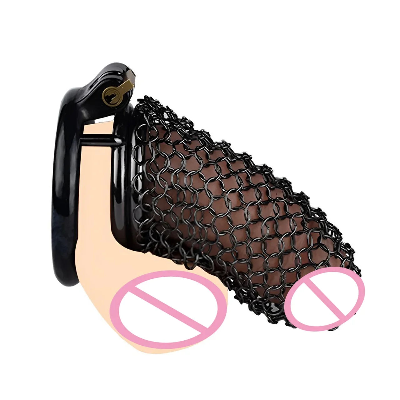 BDSM Metal Ventilate Chastity Cage for Male Erotic Bondage 정조대 Hollow Mesh Cock Lock Increase Air Flow 콕링 Device Adults Sex Toys