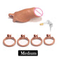 BDSM New Skin Male Chastity Device Ball Lock Bondage Trainer With4 Size Penis Rings Lightweight Cock Cages Sextoys For Men Sissy