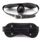 BDSM Sex Products Sponge Leather Open Mouth Gag Female Bondage Slave Trainer Ball Gags Adult Erotic Sex Toys for Couples Games