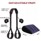 BDSM Sex Toy Pillow Cushion Leather Binding Sex Furniture Couple Sex Bundle Thigh Restraint Adjustable Sling Restraint Couple