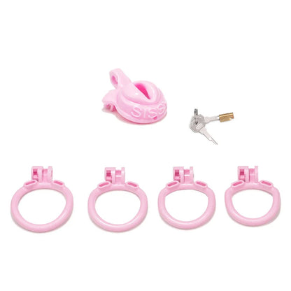 BDSM Sissy Inner/Micro Locked In Lust Male Chastity Cage 정조대Slave Male Chastity Device with 4 Penis Ring Sex Toys for Adults 18+