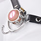 BDSM Sissy Metal Spiked Chastity Cage with Detachable Silicone Pussy Urethral Plug Penis Lock 정조대 Imitation Female Sex Toys 18+